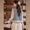Bailuyu Women's Denim Lace Trim Vest
