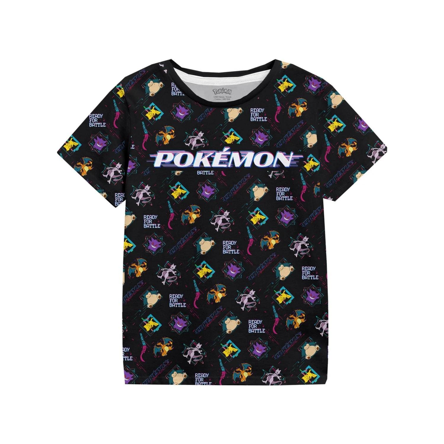 Pokemon Distortion AOP Kids T-Shirt L