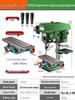 Shushang Industrial-Grade High-Precision Drill Press: Multipurpose Bench Drill, Tap, Mill Integrated Tapping, 220V/380V.