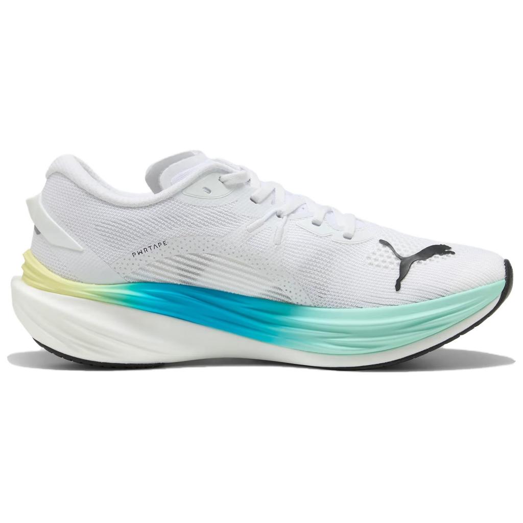 Puma Deviate Nitro 3 Versatile Comfortable Durable Breathable Low-Top Running Shoes Men Sneakers White 309707-29
