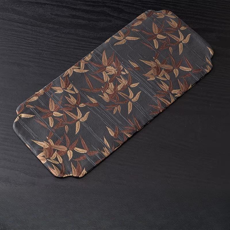 Walnut Tea Tray Small Rectangular Dry Foam Table Chinese Tea Mat Household Teaset Tray Kung Fu Tea Ceremony Accessories