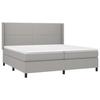 VidaXL Slat Bed Base with Mattress, Upholstered Bed, Double Bed, Adult Bedroom Interior Bed, Modern, 3131377