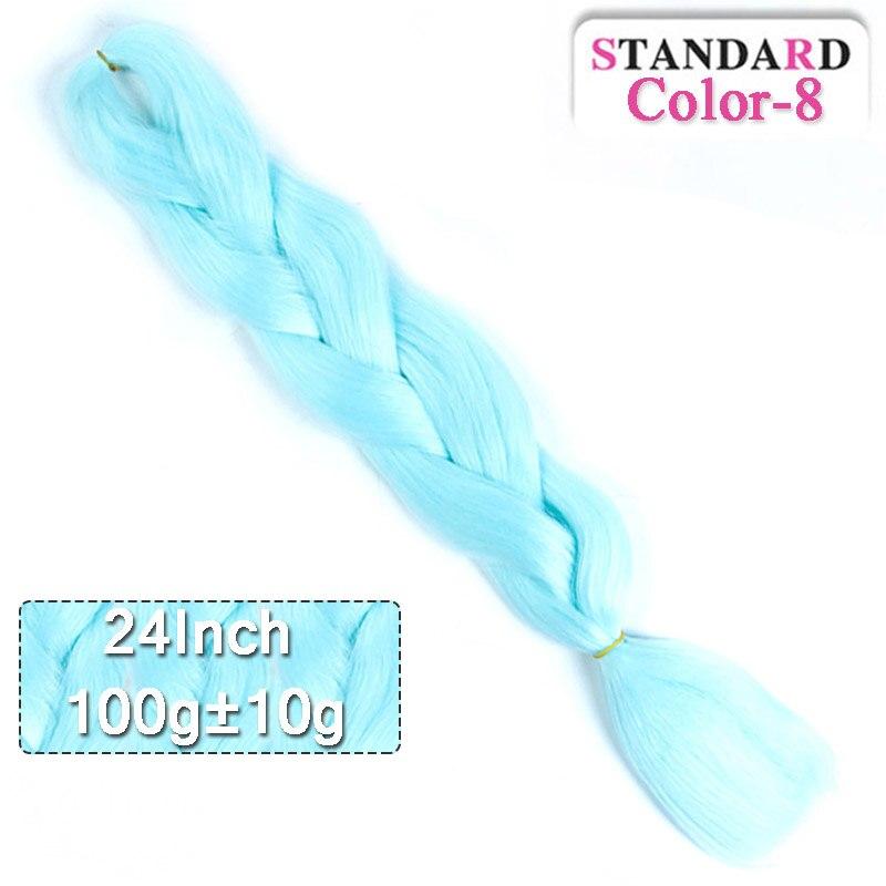LUPU 60CM Synthetic Hair Extension Big Braid Braid Long Gradient Pink pPurple Blonde Party Wig Hair Extension Braid