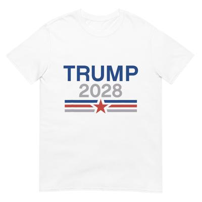 Maglietta Inaugurazione Trump 2028 Minimalista Retro Patriottica