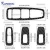 Carbon Fiber Window Control Panel Sticker for Hyundai Sonata 2024-2025 LHD RHD Interior Trim