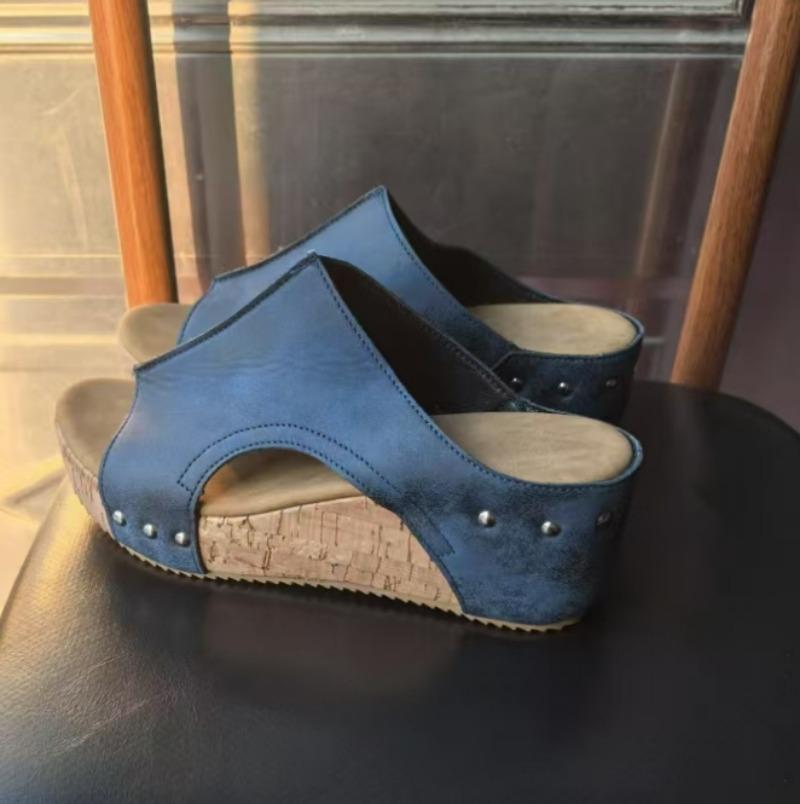 Fashion Women Platform Slippers Designer Outdoor Beach Wedges Sandals 2025 Summer New Fashion Slippers Shallow Comfortable Slides Women