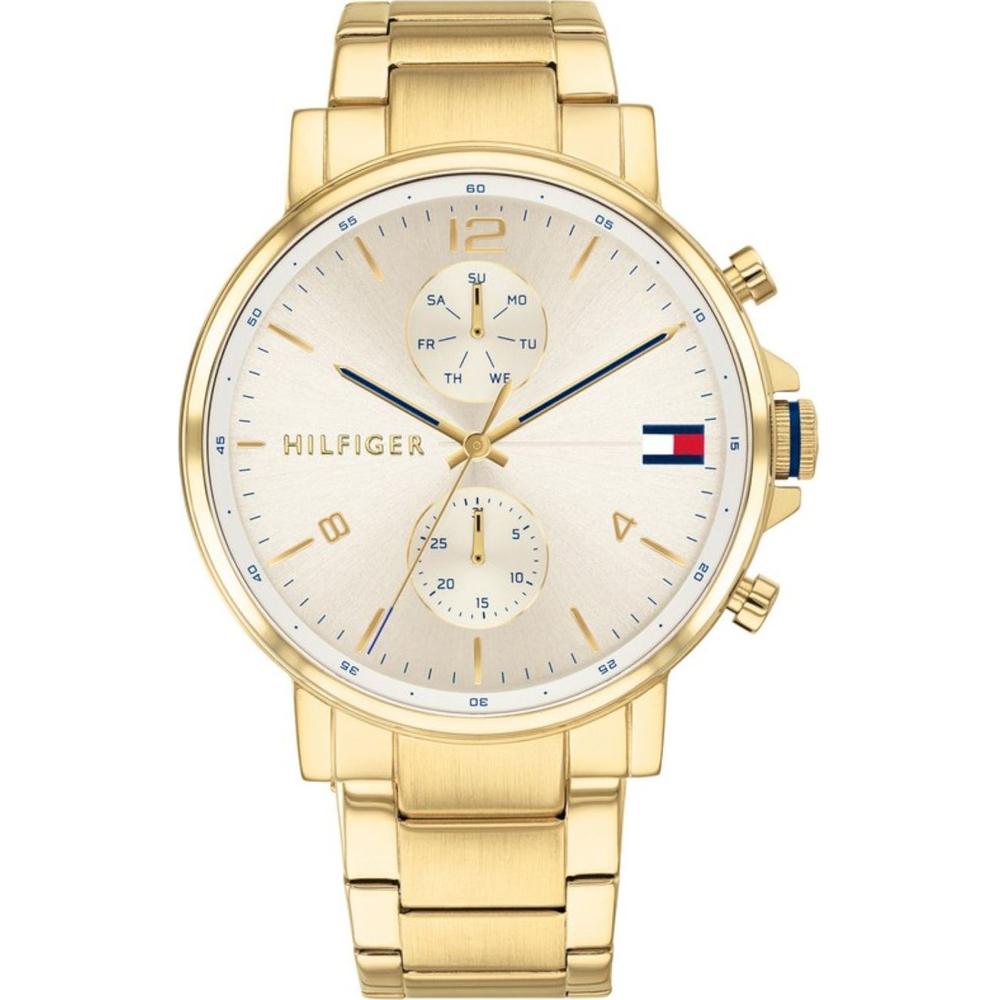 Tommy Hilfiger Daniel Gold Gold Stainless Steel Bracelet Men s Quartz Watch 1710415 золотой