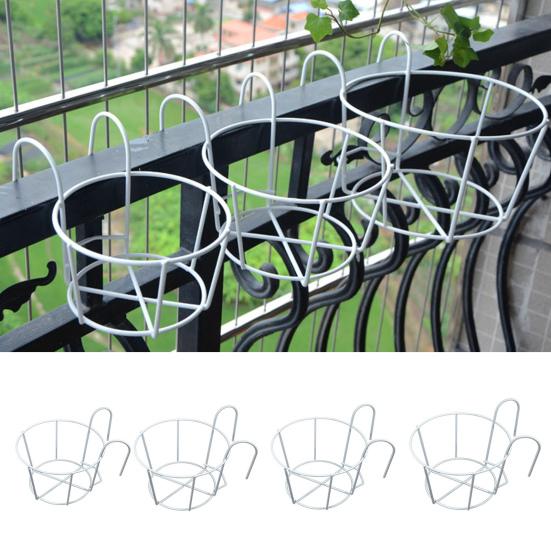 Flower Stand Wall-mounted Easy To Install Rust Proof Strong Load Bearing Plant Pot Rack