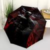 1pc Batman, Dark Knight Automatic Folding Umbrella - Compact 8-Rib Design, Durable Plastic & Iron1429L