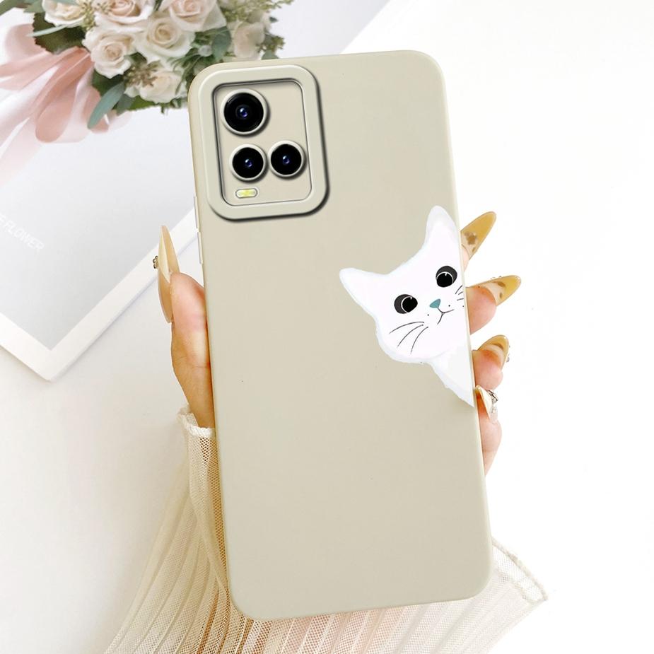 For Vivo Y33s 4G Case V2109 Cute Cat Cartoon Cover For Vivo Y21 Y21s Y21e Y21t Soft TPU Phone Case For Vivo Y33t Y 33s 4G Fundas