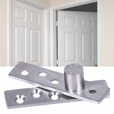 Hinge Invisible Anti Rust Stainless Steel 360 Degree Rotation Pivot Hinge with Eccentric Shaft for Cabinet