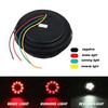 2x Round 16LED Trailer Truck Tail Lights Stop Brake Turn Signal Tail Lamp 12-24V