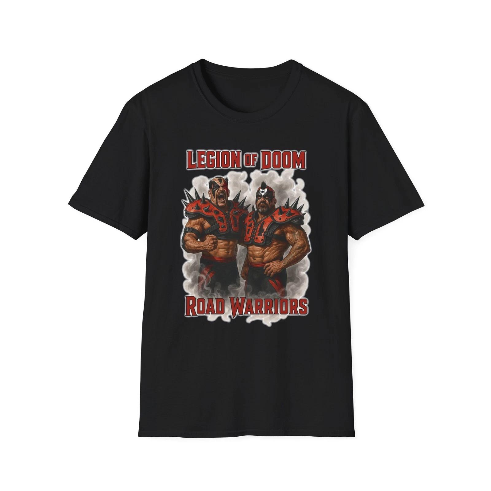 Винтажная футболка унисекс Softstyle для фанатов рестлинга, Road Warriors Legion of Doom XXXL