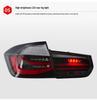 Compatible with 2013-2018 BMW 3 Series F30/F35 Rear MP Style LED Sequential Signal Daytime Running Brake Light.