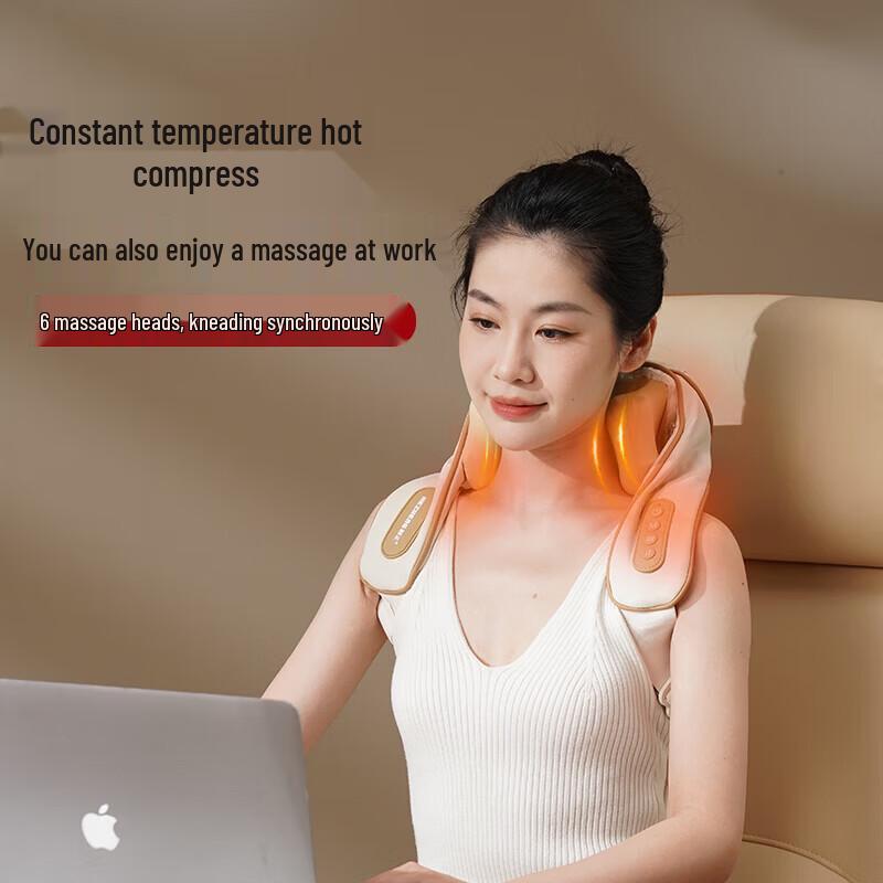 HEZHENG Smart Kneading Neck and Shoulder Massager CN plug (adapter included)
