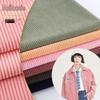 European Cotton Velvet & Stretch Knit Corduroy: 8-Wale Microfiber Stripe Fabric