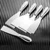 Premium Polished All-Stainless Steel Scraper Tool for Drywall Finishing,Professional Grade Putty Blade for Scraping Paint