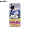 For Huawei P60 Pro Case Cute Heart Cartoon Painted Silicone Clear TPU Back Cover For Huawei P 60 P60 2023 P60Pro Phone Cases