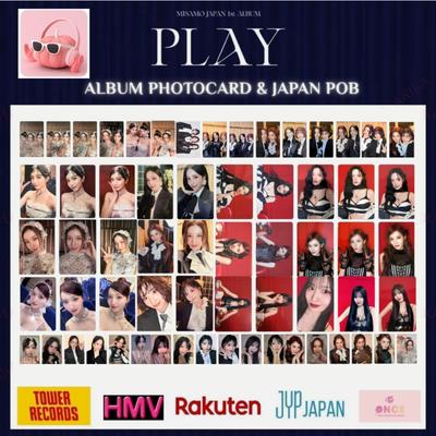 PRÉCOMMANDE TWICE MISAMO ALBUM JAPONAIS PLAY Carte Photo POB TIRAGE AU SORT OFFICIEL