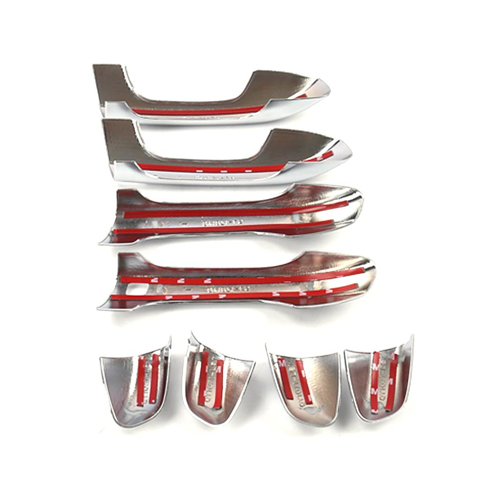 For Kia Sportage QL 2015-2019 Chrome Side Door Handle Cover Trim Exterior Moulding Trim ABS Protection Sticker
