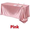 Rectangle Satin Tablecloth,Silkly Soft Solid Color Table Cover For Dining Room Wedding Party Banquet Supplies Dinner Tablecloths