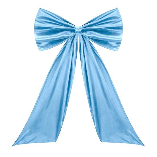 

Большой атласный бант, украшение для дня рождения, декор для комнаты, гигантский настенный бант для детского душа, девичника, выпускного, свадьбы, девичника небесно-голубой