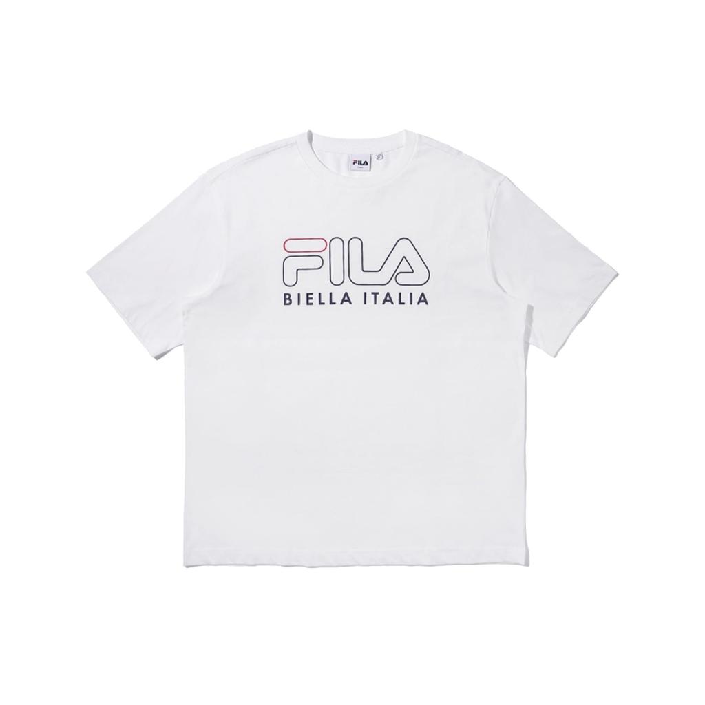 Fila Set In Sleeve T Shirt Unisex White FS2RSD2101X-OWH