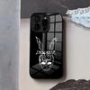 D-Donnie D-Darkos Phone Case For IPhone 17 Air 16 E Pro Max 15 14 13 Mini 12 Pro 11 Max Plus Black Glass Cover