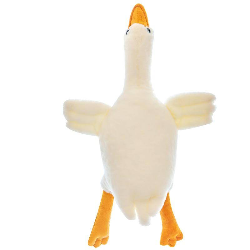 Authentic Plush Big White Goose Pillow - Stuffed Animal Doll, Perfect Birthday Gift for Girls
