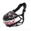 Horror Animal Muzzle with Bloody Fangs Latex Head Mask Halloween Haunted House Escape Room Prank Party Prop Supply