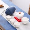 Green Narae Portable Tea Set for Travel 3-Person Tea Ceremony