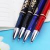 6/12 PCS Erasable Colour Gradient Ballpoint Pen Multifunctional Tool Pen Fashion Creative Stylus Stationery Writing School Ball Gel Pen