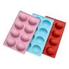 3 Pack Egg Shaped Easter Freezer Moulds 8-Cavity Egg Shaped Baking Pan Non-Stick for Chocolate Cake Dessert Muffin Pastry Soap
