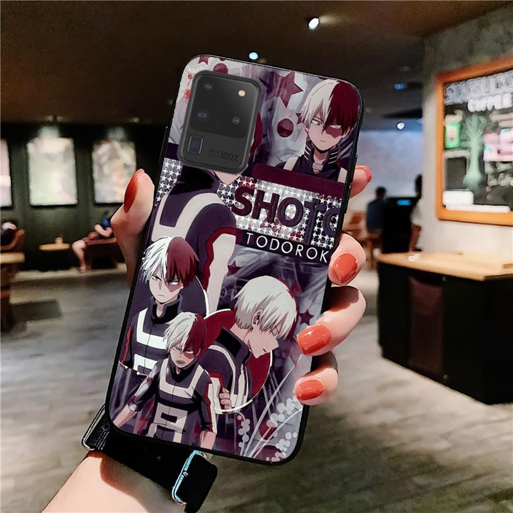 My Hero Academia Shoto Todoroki Handyhülle Für Samsung S 9 10 20 21 22 23 30 23 24 plus lite Ultra FE S10lite Fundas