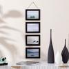 1 4x6 Zoll Fotorahmen Hängender Rahmen Seil-Stil Keine Installation erforderlich Geeignet für Wohnzimmer- und Schlafzimmerdekoration