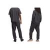 Adidas Solid Mid-Waist Drawstring Joggers Unisex Bottoms Carbon-Grey IT2474