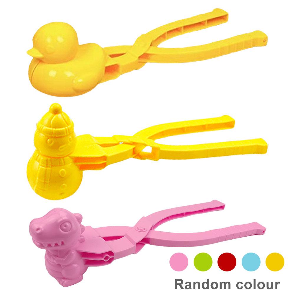 Cute Duck Shaped Snowball Maker Clip Children Outdoor Winter Snow Sand Mold for Snowball Fight Snowball Maker Clip Party Decor