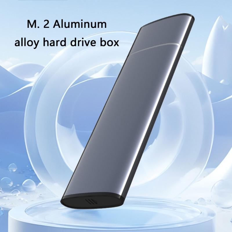 ToolFrees External M.2 NVMe SSDs Enclosure Aluminum Metal Housings USB3.1 Gen 2 for M.2 2280 2260 2242 2230 Drive