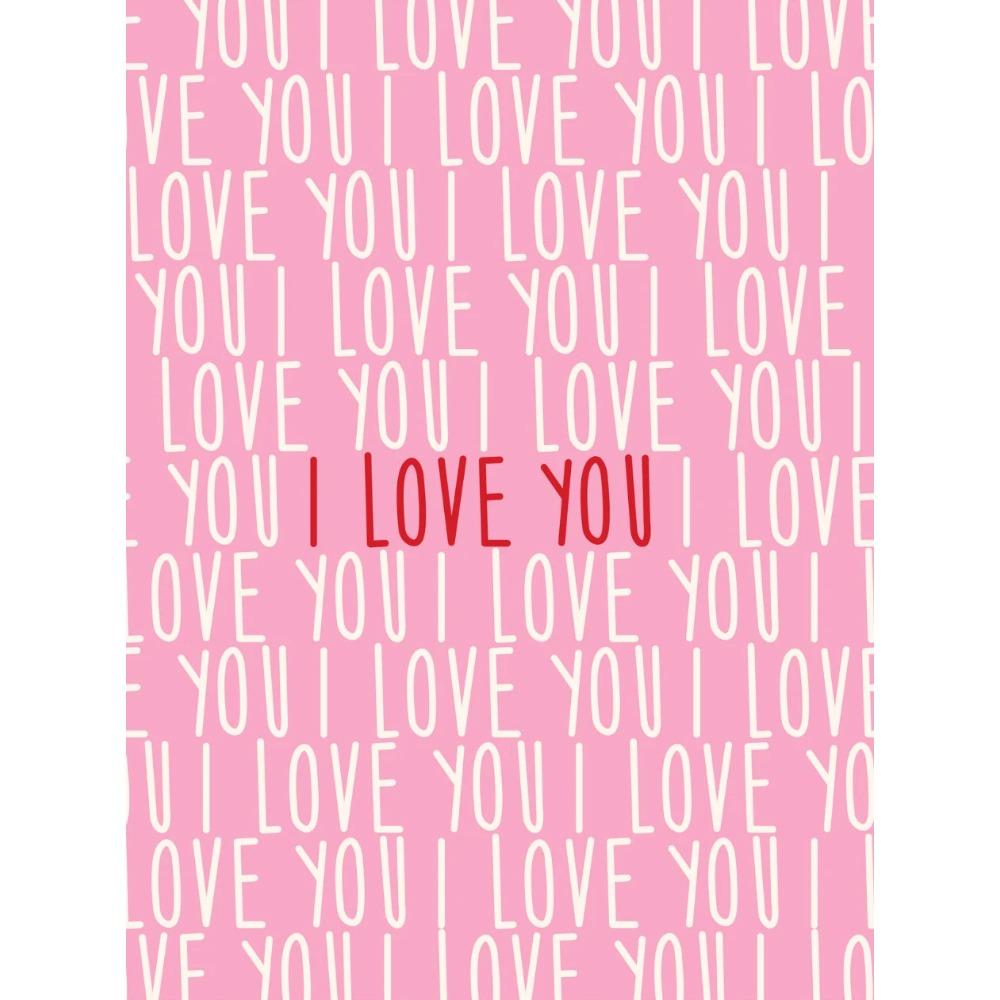 Valentines Day Pink Romantic Loving Heart Posters and Print Canvas Painting Wall Art Picture for Couple Lovers Room Home