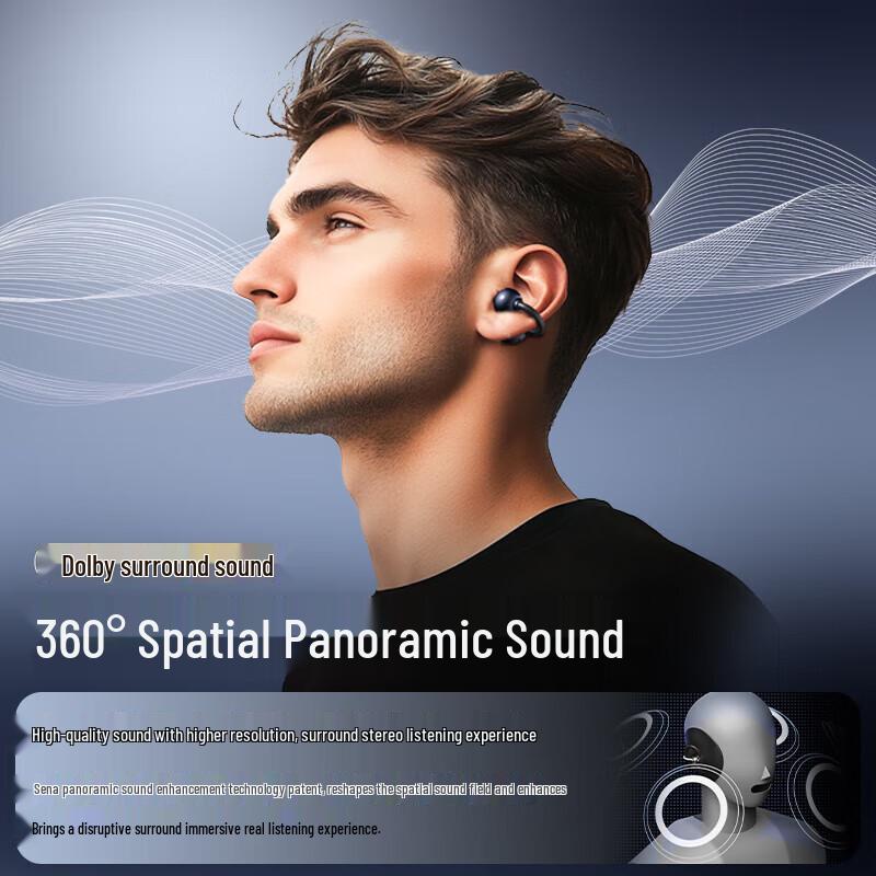 Philips TAT3469 Open-Ear Clip-On Bluetooth Sports Earphones