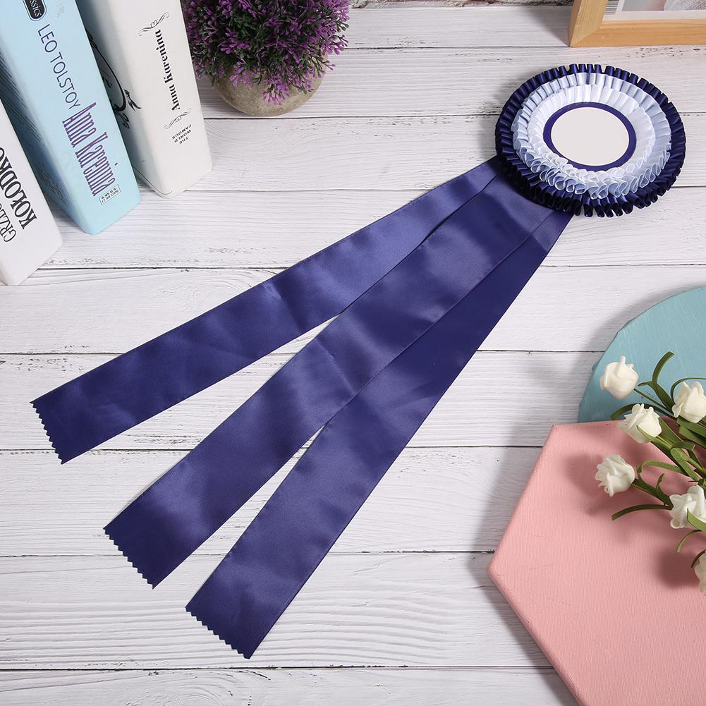 Second Place Rosette Ribbon Badge Exquisite Small Winner Medal Award Trophy