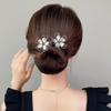 Vlasové doplňky Crystal Flower Hair Clip Nástroj pro úpravu vlasů Hair Twist Maker Girl