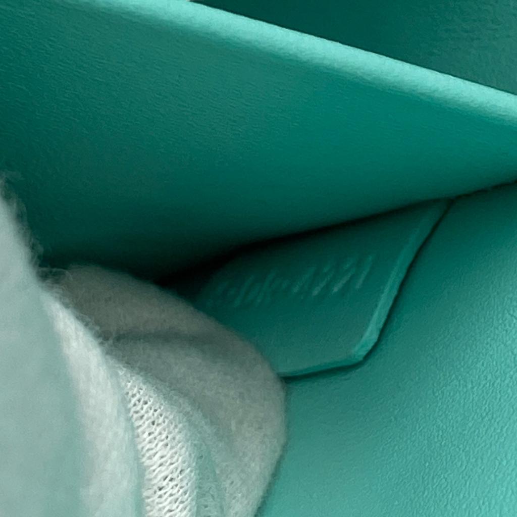 Used CELINEShoulder Bag Emerald Green Leather Women