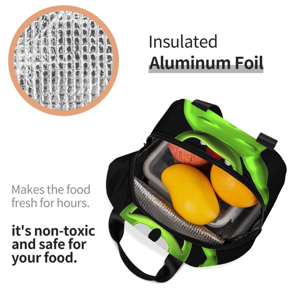 Gummibär (der Gummibär) Isolierte Lunchtasche für Damen Kinder Auslaufsichere Lebensmittelboxen Thermische Brotdose Tragetasche
