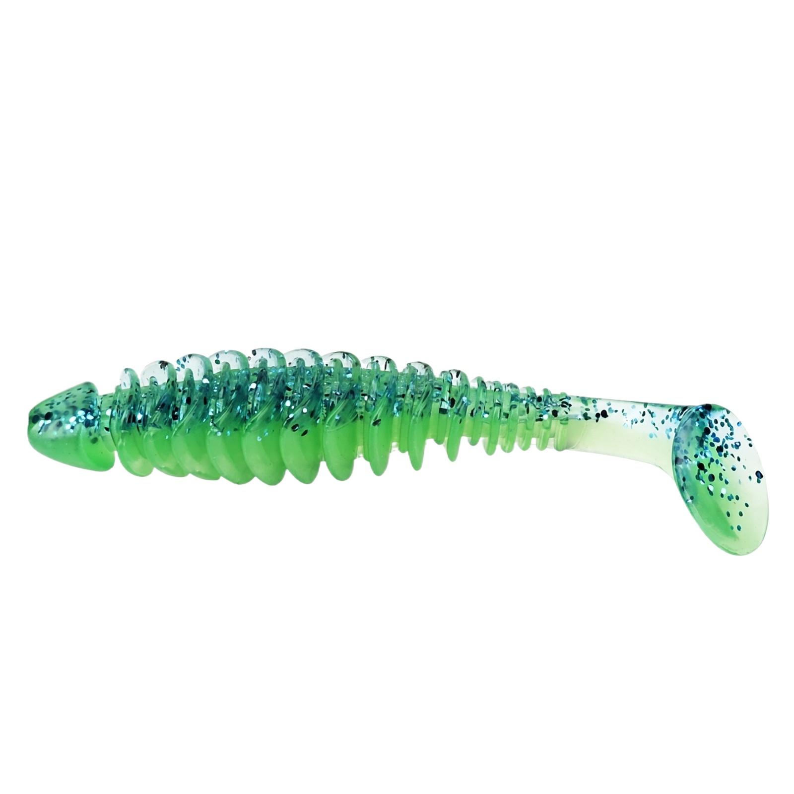 

Reverse Thread T-Tail Soft with Head Fishing for Bass one size зелёный