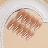 Ins Style Press On Nails Butterfly Pearl Handmade Fake Removable Women