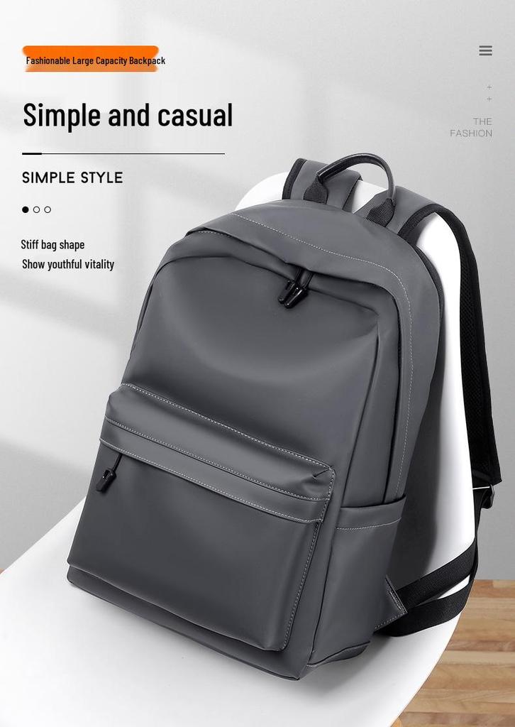 Men's Casual Laptop Backpack for Students and Business Travel - Customizable Logo