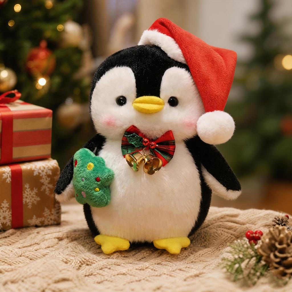 Christmas Penguin Plush Toy Stuffed Animal for