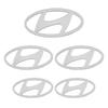 Hliníková slitina Zadní odznak auta Přední znak pro logo Hyundai Elantra Tucson Kufr Vyměnitelná nálepka Modifikační příslušenství AF2