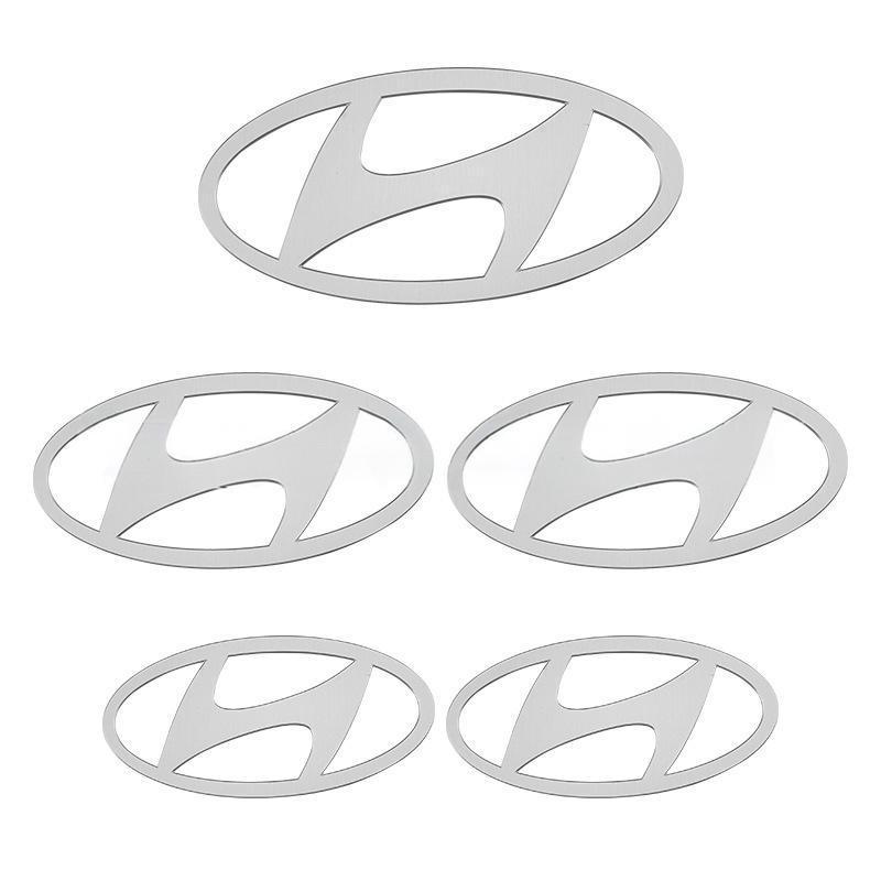 Hliníková slitina Zadní odznak auta Přední znak pro logo Hyundai Elantra Tucson Kufr Vyměnitelná nálepka Modifikační příslušenství AF2